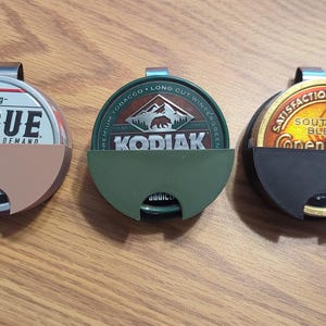 Soporte para latas de inmersión con clip para visera