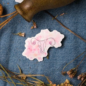 Stickers reproductieve rechten, stickers sociale rechtvaardigheid, aanmoedigingsstickers, empowermentsticker - roze onderdelen