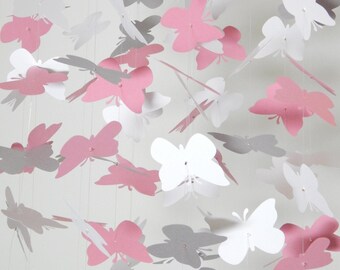 Pink, White and Silver mobile