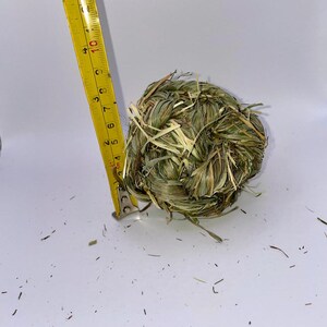 Organic Timothy Hay Grass Balls & Play Chew Toy for Suitable For Rabbits, Hamsters, Guinea Pigs, Chinchillas, and Gerbils.