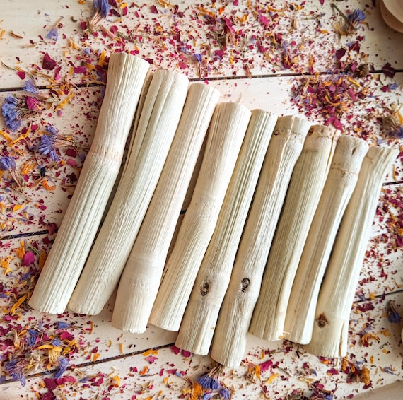 Bamboo Chew Sticks for Rabbits & Guinea Pigs, Natural Chew Treat, Chinchilla Hamster Chew Toy, Small Pet Safe Bamboo Sticks