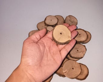 Giocattoli da masticare con monete in legno di melo biologico: arricchimento per piccoli animali domestici