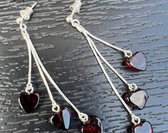 LIGURIUS ÁMBAR BÁLTICO Natural Plata DE Ley 925 Collar Coñac Colgante Piedra Preciosa Para Mujer Y