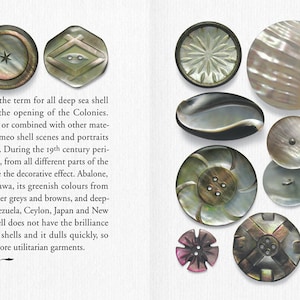 Old Buttons Book by Sylvia LLewelyn A Guide to Antique and Vintage Buttons plus Price Guide image 2