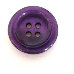 Purple Nylon Glow 4 Hole button (no.00904) - Available in Quantity