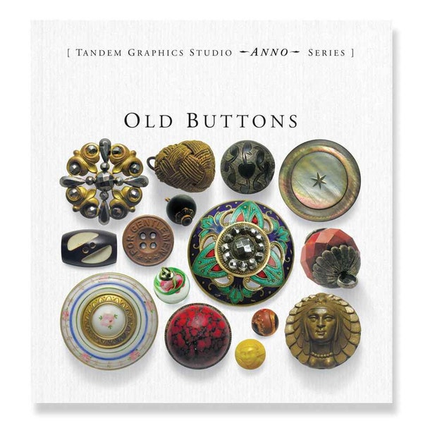 Old Buttons Book by Sylvia LLewelyn (A Guide to Antique and Vintage Buttons) plus Price Guide