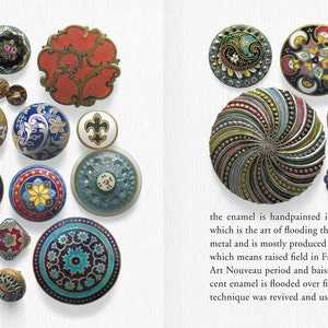Old Buttons Book by Sylvia LLewelyn A Guide to Antique and Vintage Buttons plus Price Guide image 3