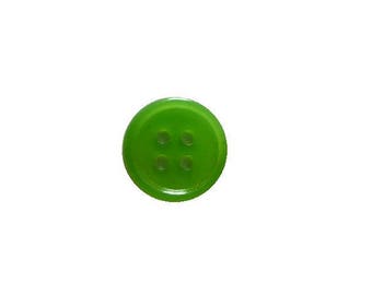 Lucite pea green button (00783)*Available in Quantity*