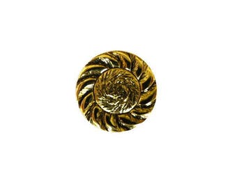 Gold Flower Small button (No.00447)*Available in Quantity*