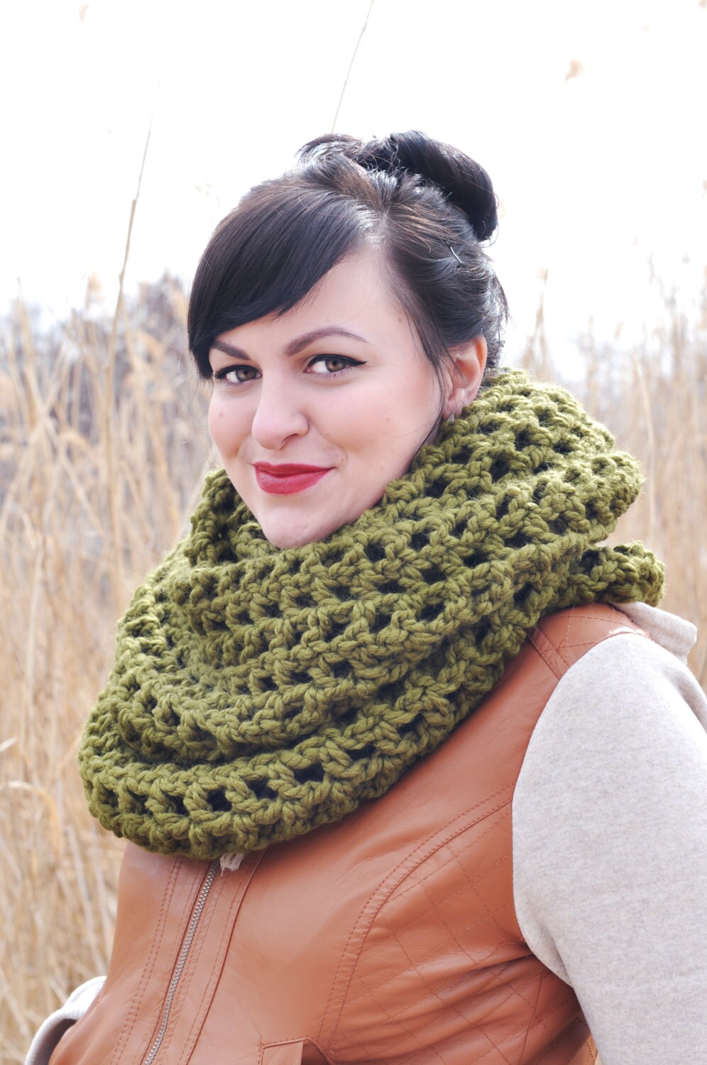 Super Bulky Infinity Scarf Pattern Etsy