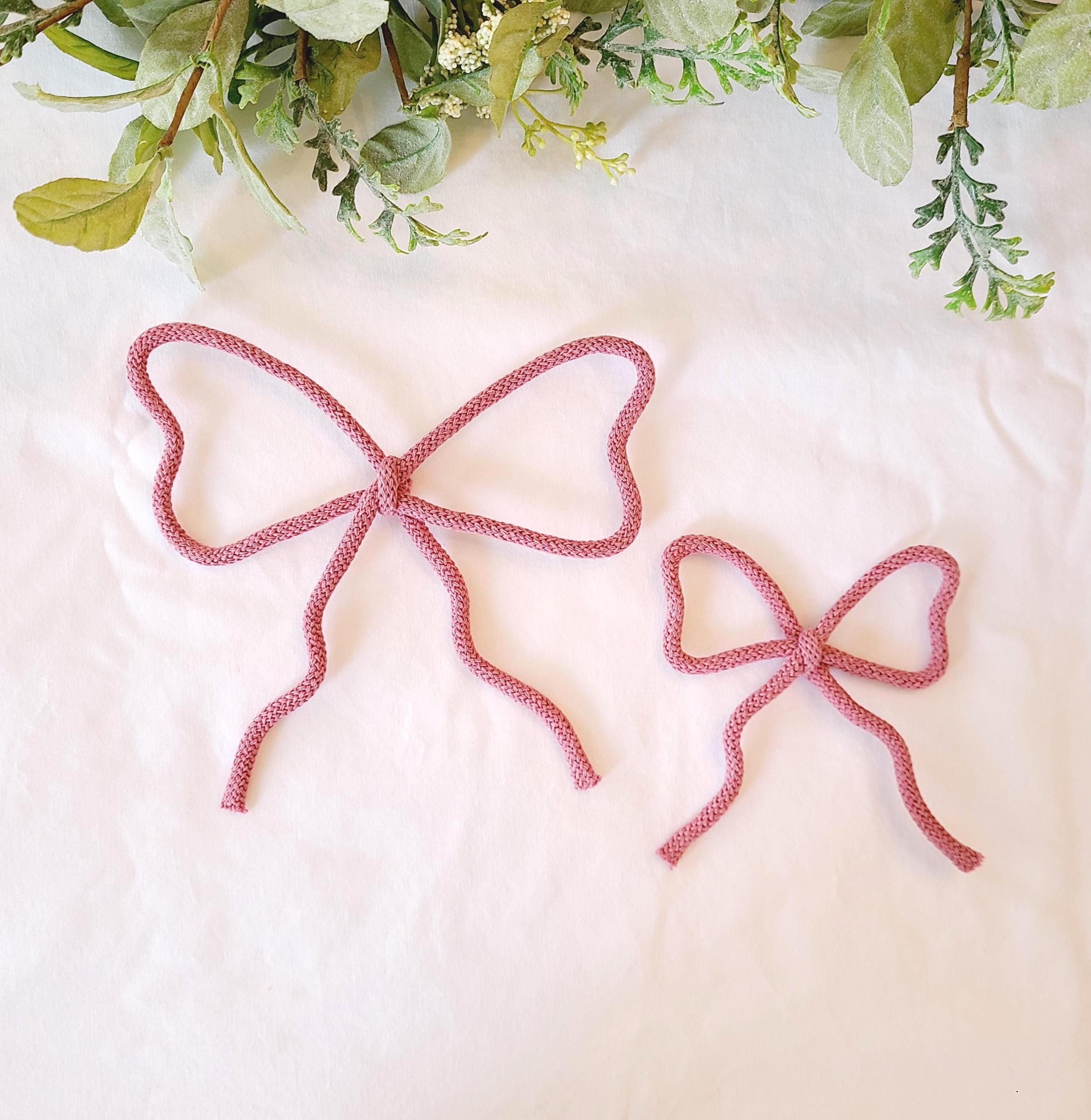 Wire Bow in Custom Colors - Choose Size and Colors - Nursery, Girls Bedroom Playroom Decor