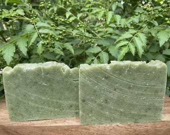 Jamaican Cerasse Soap | Handmade Cold Process Soap | Natural Herbal Soap Bar | Botanical Caribbean Soap | Artisan Small Batch Skincare