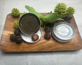 Champú sólido a base de hierbas ayurvédicas / Neem, Shikakai, Amla / Champú sólido vegano natural. Sin sulfatos ni lejía. No es un champú sólido prensado en frío.