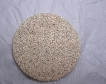 Round Face Loofah Scrub  all natural.