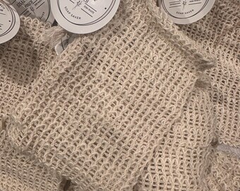 Sisal Soap Saver: Exfoliating Soap Bag, Zero Waste