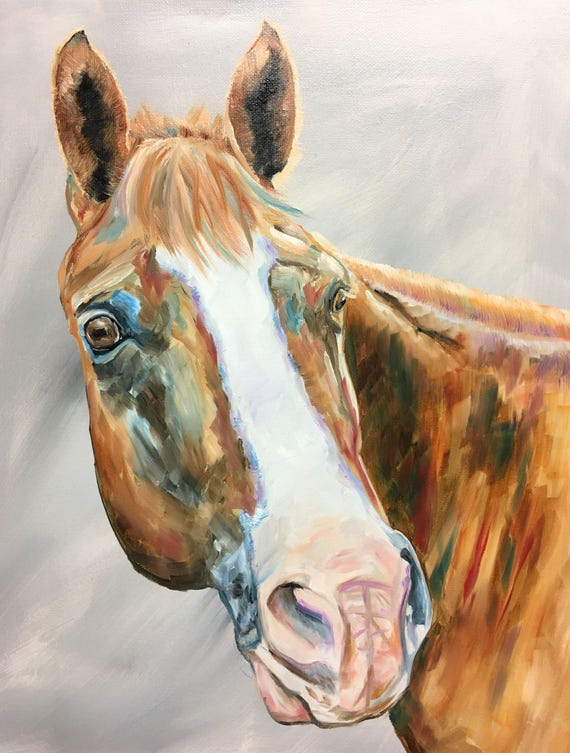 16" x 20" Oil Painting portrait pet Original on canvas