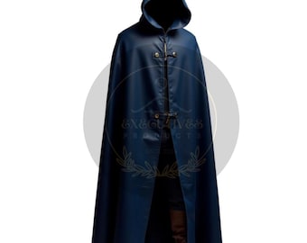 Ceremonial Cloak with Hood – Steampunk Fantasy Wear