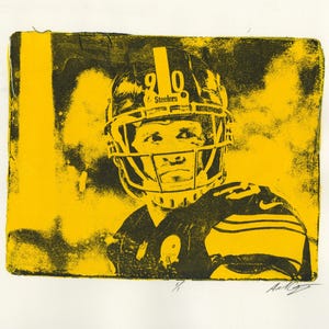 Steelers de Pittsburgh T J Watts - Noir et or
