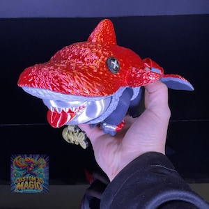Jeff the land shark plush toy LARGE FIGURE - Rivals figure -Flexible Stress Toy Articulated Baby Shark Rivals 3d Printed for fans - rivals