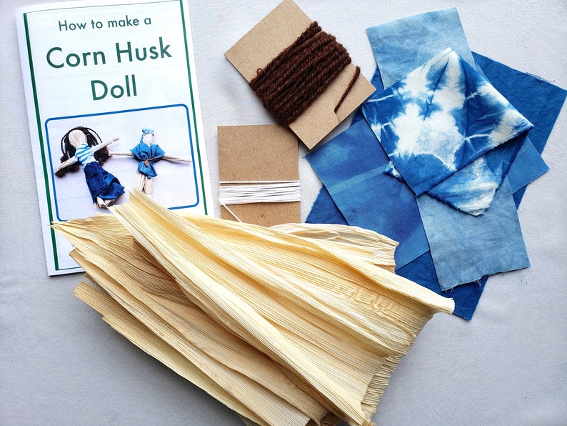 Corn Husk Doll Kit Includes Instructions All Supplies Etsy