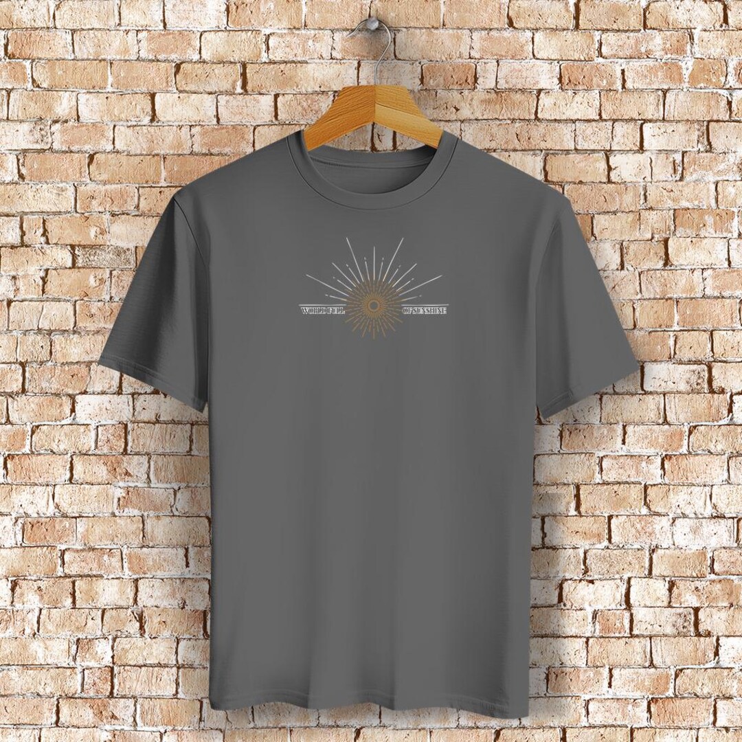 Men's T-shirt World Full of Sunshine - Etsy