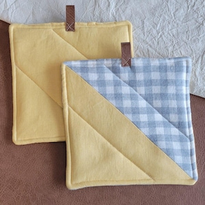 Linen Pot holder, set of two potholders