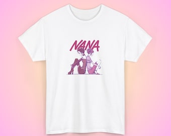 Nana Anime Shirt Nana Anime Merch Graphic Tee Nana and Hachi Anime Manga Lover T-shirt Valentine's Gift for anime fan Gift for Girlfriend