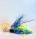 Buck Tail Bladed Bass Jigs, XL Blades, Vibrating Nature Infused Buck Tail Bass Fishing Lures for Bass, Crappie, Trout Fishing and more!