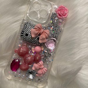 Rosa Bling Hello Kitty iPhone-skal: Trendigt personligt mobilskal bild 1