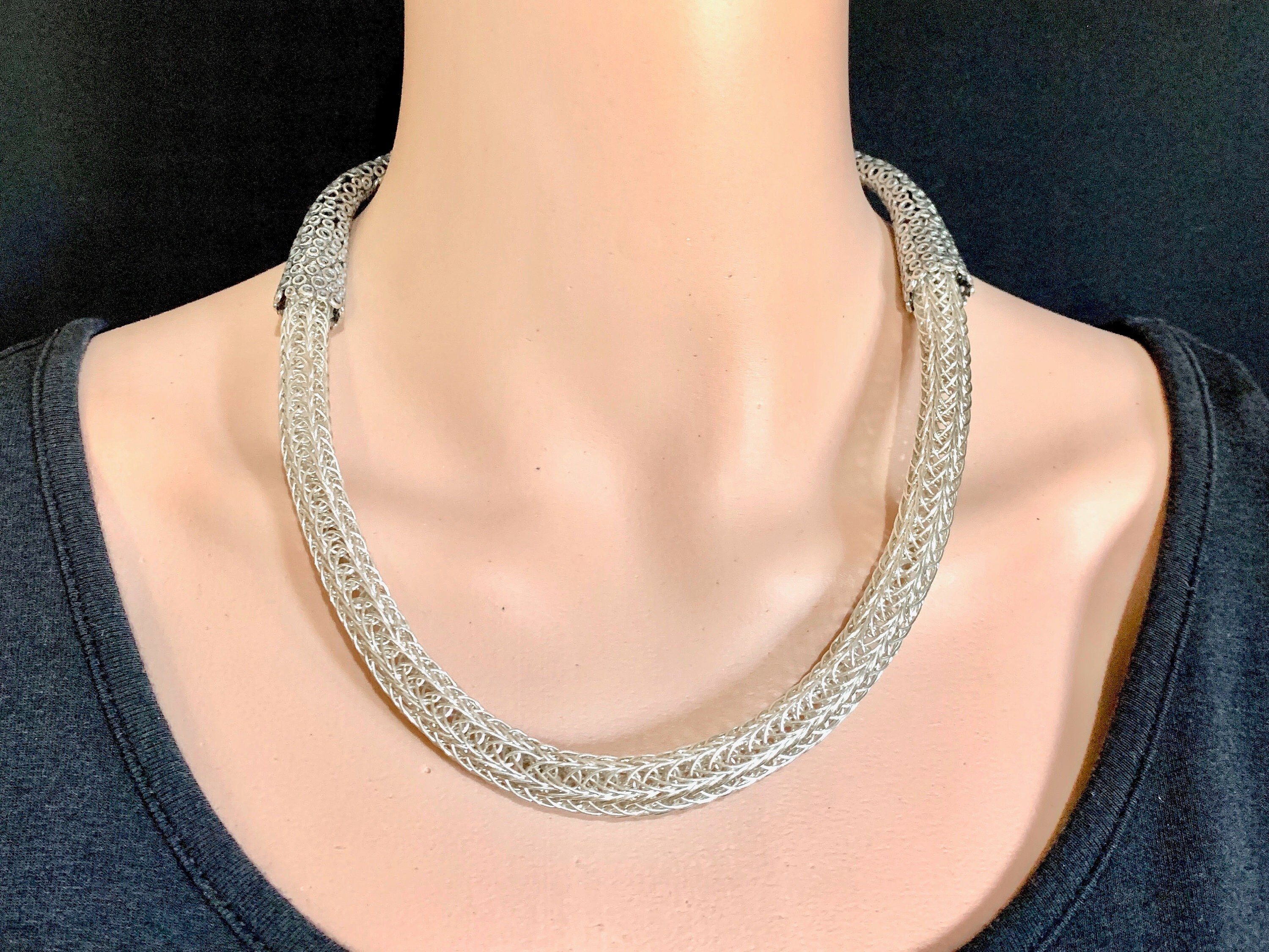 3 Way Sterling Silver Viking Knit and Grey Honora Coin Pearl Necklace, 3 in 1 Pearl Necklace, Viking Knit Necklace, Chain Necklace N477 - Etsy UK 3 Way Sterling Silver Viking Knit and Grey Honora Coin Pearl Necklace, 3 in 1 Pearl Necklace, Viking Knit Necklace, Chain Necklace N477 - Etsy UK