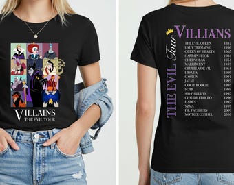 Bösewichte The Evil Tour Shirt, Disney Bad Witches T-Shirt, Pick Your Poison Shirt, Disneyland Bad Girls Trip Tee, Ursula und Maleficent Tee