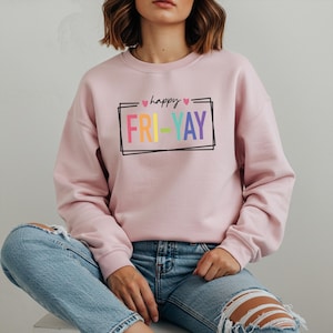 Moletom Feliz Sexta-feira, Presente para Professor, Moletom Engraçado para Professor, Blusa de Fim de Semana de Sexta-feira, Moletom com Capuz para Professor Sexta-feira, Traje Sexta-feira, Camiseta do Time de Professores