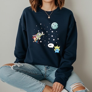 Disney Toy Story Character Sweatshirt, Buzz Lightyear Hoodie,Cool Toy Story Tee,Woody Sweater,Disney Gift Tee,Buzz And Woody,Toy Story Alien