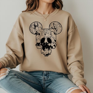 Retro Witch Sisters Sweatshirt, Halloween Women Tee, Ghoul Gang Hoodie, Spooky Women Top, Witches Outfit, Funny Halloween, Halloween Witches