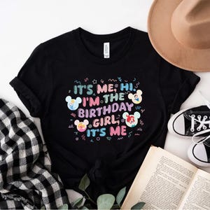 It&#39;s Me Hi I&#39;m The Birthday Girl It&#39;s Me Shirt, Disney Birthday Princess Shirt, Birthday Party Tee, Birthday Girl Shirt, Birthday Gift Shirt