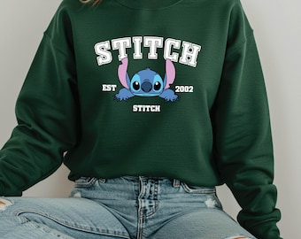 Sudadera de Stitch Disney, sudadera con capucha para vacaciones familiares