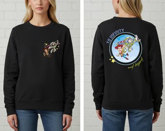 To Infinity and Beyond Sweatshirt, Toy Story Characters Woody Buzz Tee, Toy Story Hoodie, Toy Story Land Sweatshirt, Toy Story Birthday Gift