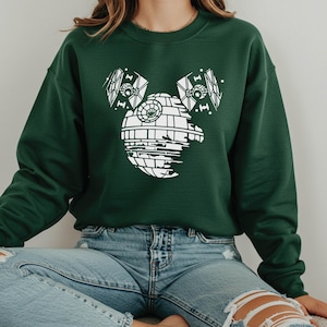 Mickey Star Wars Sweatshirt, Star Wars Sweater, Disney Star Wars Hoodie, Star Wars Sweatshirt, Disney Man Hoodie, Star Wars Gift, Disney Dad