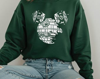 Micky Star Wars Sweatshirt, Star Wars Pullover, Disney Star Wars Hoodie, Star Wars Sweatshirt, Disney Man Hoodie, Star Wars Geschenk, Disney Dad