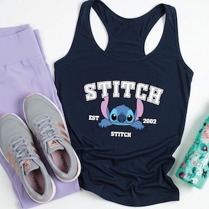 Stitch Racerback, Disney Tee, Disney Stitch Shirt, Stitch Disney World Shirt, Disney Vacation Shirt, Disney Racerback, Magic Kingdom Shirt