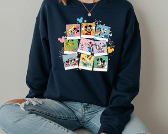Sudadera de cumpleaños de Mickey y sus amigos, suéter de cumpleaños familiar de Disney, sudadera con capucha para niño, camiseta para niña, suéter de cumpleaños de Disneyland