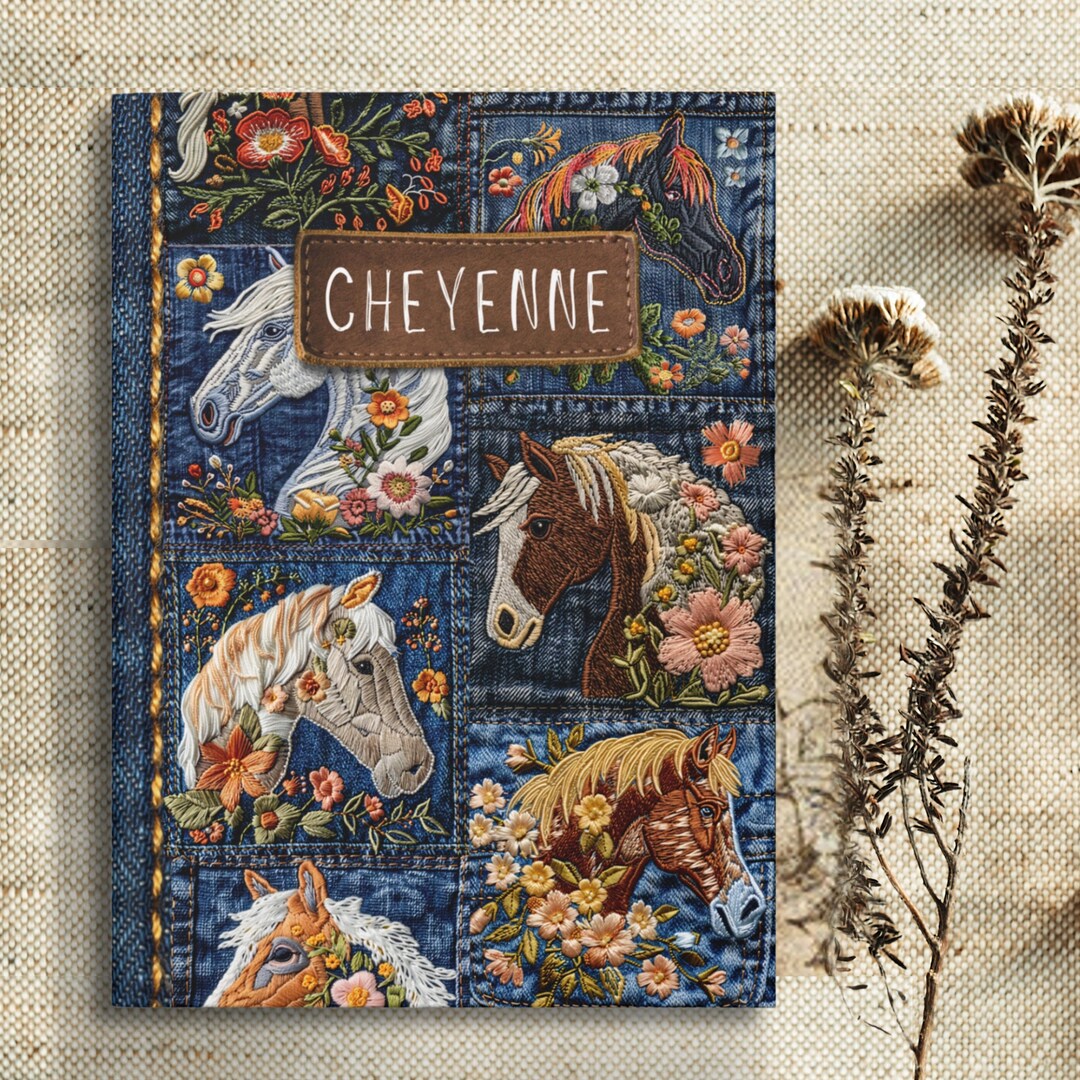 Farm Animals Personalized Journal for Women, Girls Custom Hardcover  Notebook Aesthetic Faux Embroidered Western Beautiful Diary Blank Pages -  Etsy