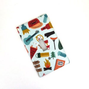 Camping Camp Gear Light Switch Plate Cover