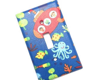 Submarine Under the Sea Light Switch Plate Cover