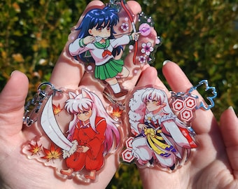 Inu Demon Anime Acrylic Keychain