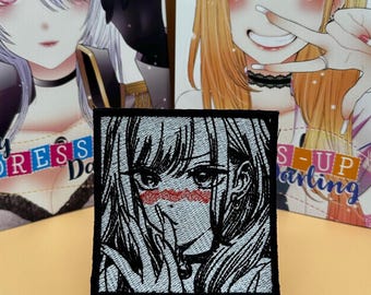 Manga Embroidery Anime Girl Patch