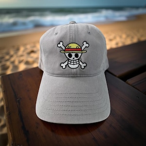 Skull & Bones Jolly Roger Embroidery Hat image 1