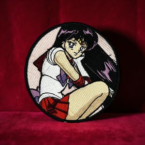 Crimson Shrine Guardian Embroidery Patch