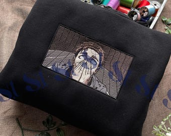 Geborduurd anime-sweater: Deadly Sentencing - Hoodie met beulszwaard, cadeaus voor JJK-liefhebbers
