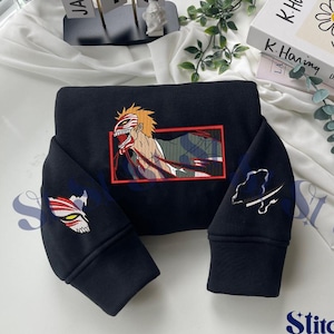 Bluza z haftem anime: Shinigami – pełna moc